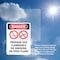 Signmission Propane Gas Flammable Danger Sign, Plastic, 7in W x 10in L, 2PK OS-2PACK-DS-P-710-V-1539 - alternate 2